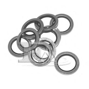FA1 970.330-U-25: Tätningsring, oljeavtappningsskruv NBR (nitril-butadien-gummi), Innerdiameter: 16,7mm