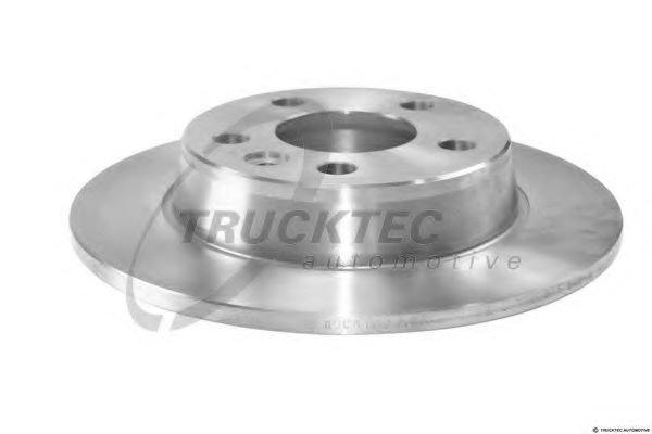 TRUCKTEC AUTOMOTIVE 07.35.098: Stabdžių diskas galinė ašis, Ø: 268mm, visiškai, Ø: 268mm