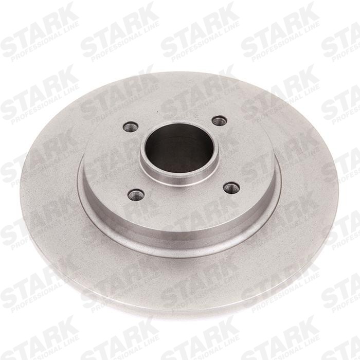 STARK SKBD-0022104: Piduriketas Tagasild, Ø: 267,8mm, täis, Malm, Ø: 267,8mm, katmata, koos rattakeskmega