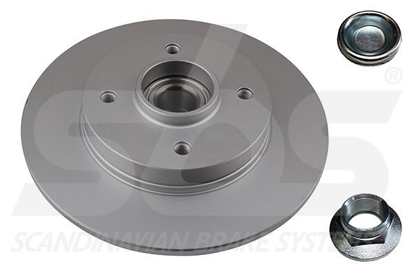 sbs 1815313738: Brzdový kotouč R: 249mm, plný, R: 249mm, nátěr, s ložiskem (kola), s integrovaným magnetickým senzorovým kroužkem
