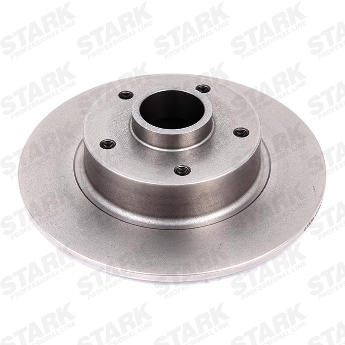 STARK SKBD-0022253: Piduriketas Tagasild, Ø: 260mm, täis, Malm, Ø: 260mm, katmata, koos rattakeskmega