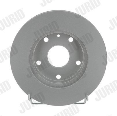 JURID 562907JC: Bremseskive Ø: 256mm, ventileret, Ø: 256mm, coatet, med skruer