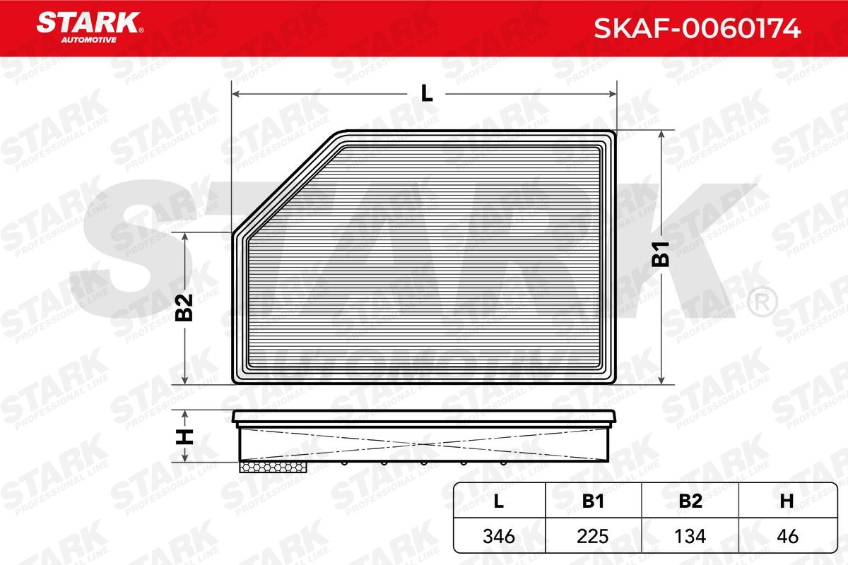 STARK SKAF-0060174: Oro filtras