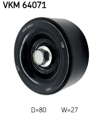 SKF VKM 64071: Rola ghidare / conducere, curea transmisie Ř: 80mm