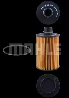 MAHLE ORIGINAL OX 1034D: Oliefilter