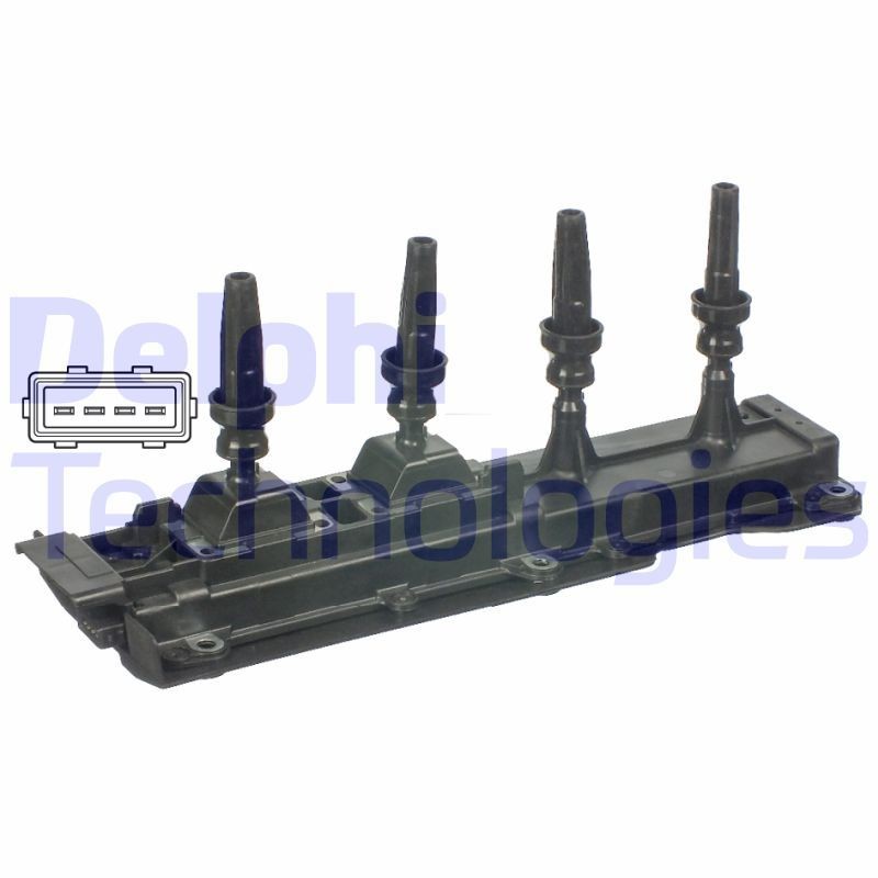 DELPHI GN10460-12B1: Süütepool 12V, 4-poolsus