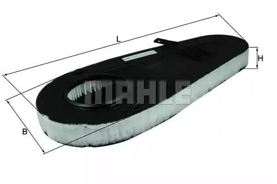 KNECHT LX 3598: Въздушен филтър