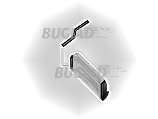 BUGIAD 88619: Kompressoriõhuvoolik Kompressoriõhu radiaator, paremal