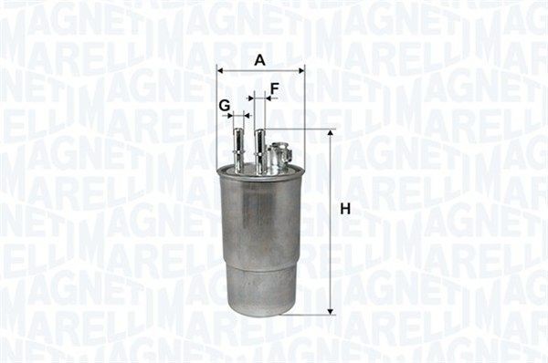 MAGNETI MARELLI 153071760252: Kuro filtras