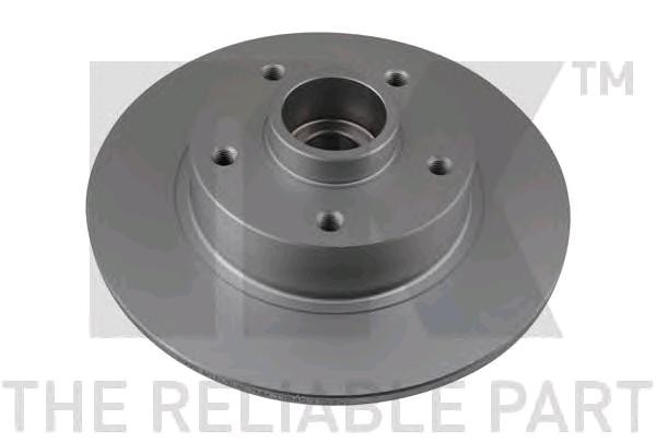 NK 313993: Piduriketas Ø: 260mm, täis, Ø: 260mm, kaetud, koos rattalaagriga, koos integreeritud magnetilise anduriga