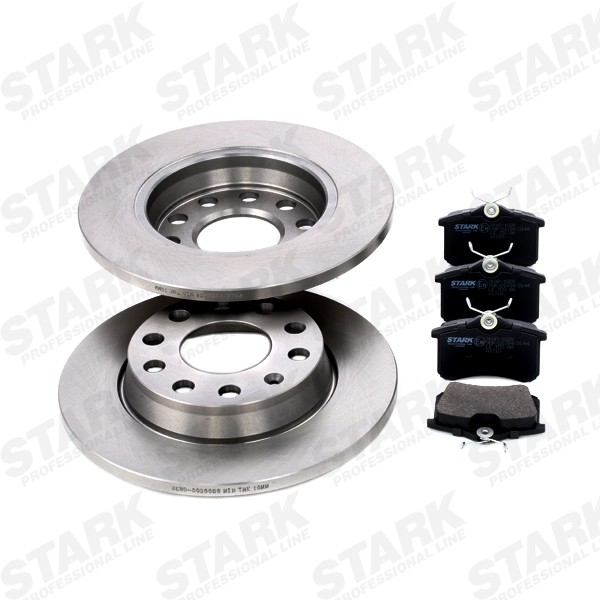 STARK SKBK-1090017: Souprava brzd, koutocova brzda Zadní náprava, R: 255mm, plný