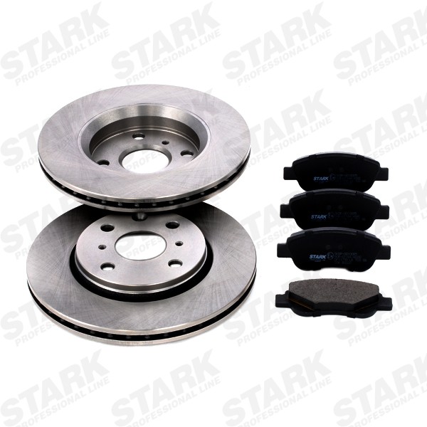STARK SKBK-1090020: Pidurikomplekt, ketaspidur Esisild, Ø: 247mm, õhutusega