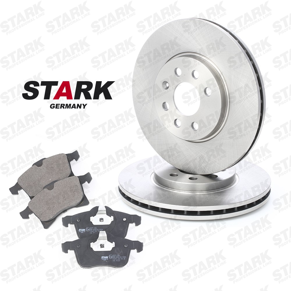 STARK SKBK-1090055: Pidurikomplekt, ketaspidur Esisild, Ø: 280mm, õhutusega