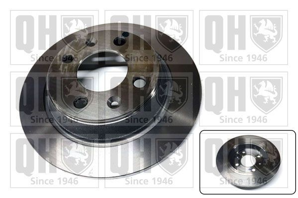 QUINTON HAZELL BDC3554: Piduriketas Ø: 258mm, täis, Ø: 258mm