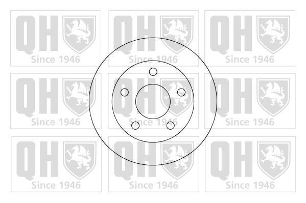 QUINTON HAZELL BDC3821: Piduriketas Ø: 240mm, õhutusega, Ø: 240mm