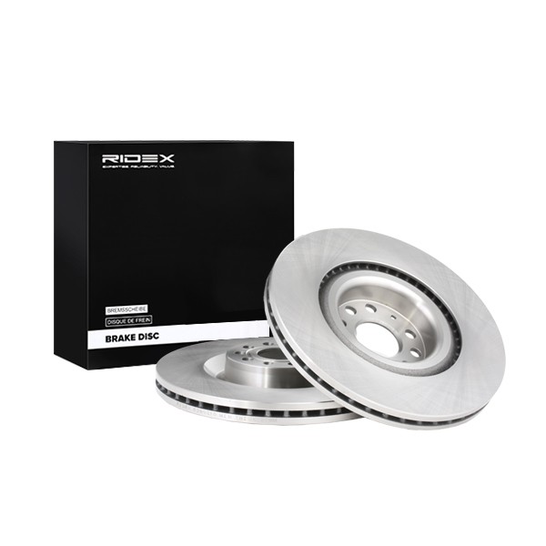 RIDEX 82B0210: Piduriketas Esisild, Ø: 345mm, õhutusega, Malm, Ø: 345mm, katmata, ilma kruvideta
