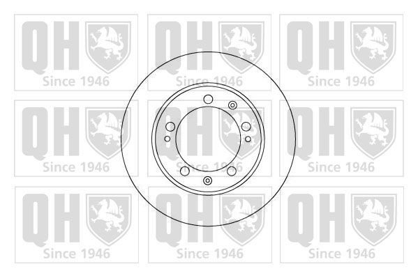 QUINTON HAZELL BDC4148: Bremseskive Ø: 304mm, ventileret, Ø: 304mm