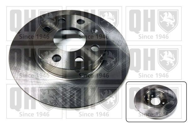QUINTON HAZELL BDC3388: Brzdový kotouč R: 236mm, plný, R: 236mm