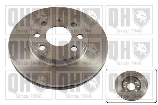 QUINTON HAZELL BDC3205: Bremsscheibe Ø: 236mm, Belüftet, Ø: 236mm