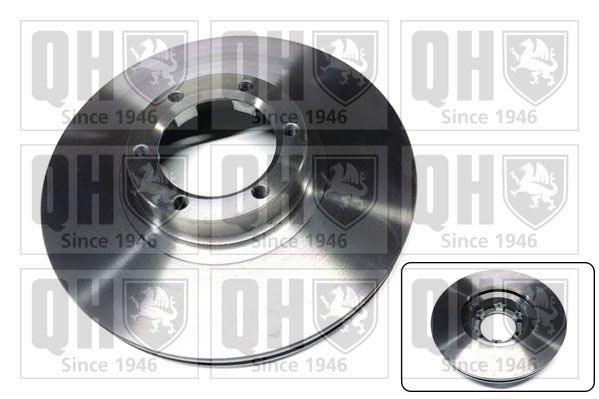QUINTON HAZELL BDC3243: Piduriketas Ø: 252mm, õhutusega, Ø: 252mm