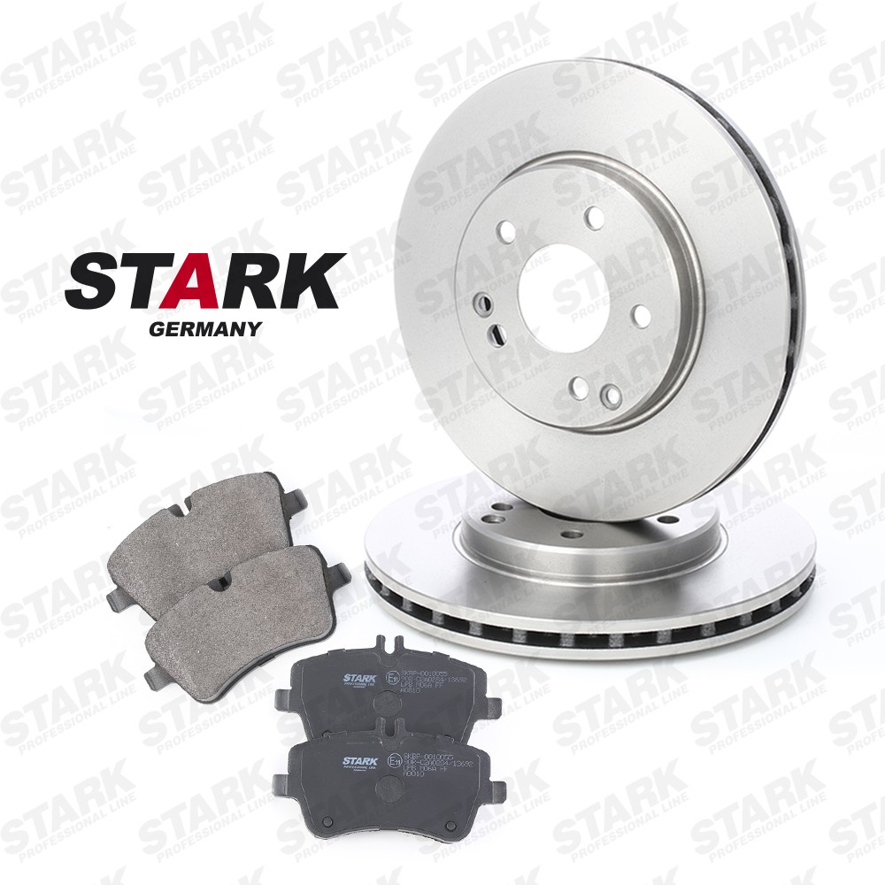 STARK SKBK-1090076: Pidurikomplekt, ketaspidur Esisild, Ø: 288mm, õhutusega