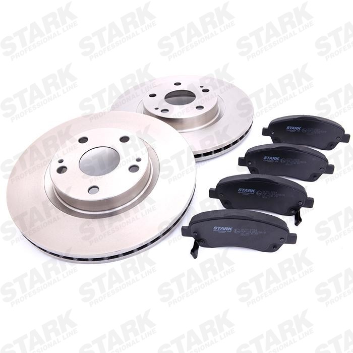 STARK SKBK-1090113: Disques et plaquettes de freins Essieu avant, Ø: 295mm, ventilé