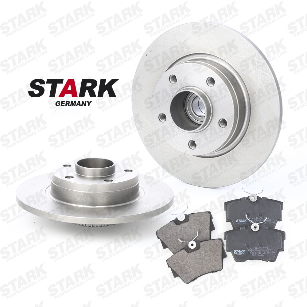 STARK SKBK-1090173: Pidurikomplekt, ketaspidur Tagasild, Ø: 280mm, täis, koos ABS-andurirõngaga, koos rattalaagri komplektiga