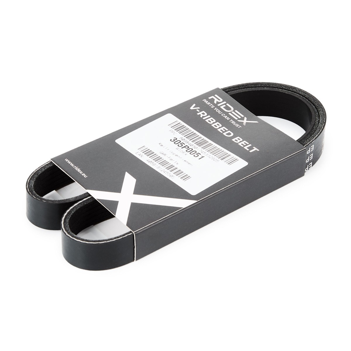 RIDEX 305P0051: Kilerem 975mm, Rippenanzahl: 6