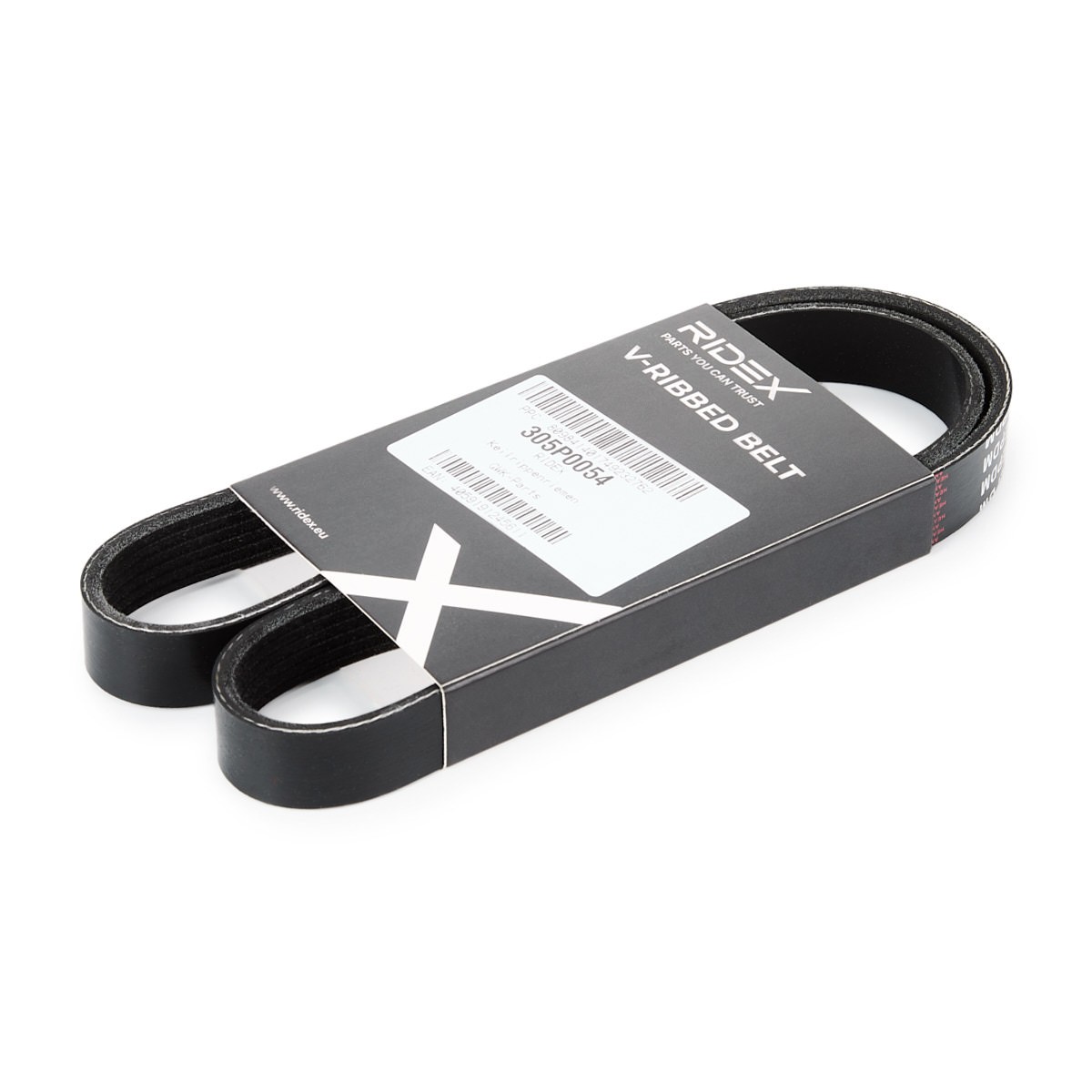 RIDEX 305P0054: Multiriem 1045,0mm, Ribbenaantal: 6