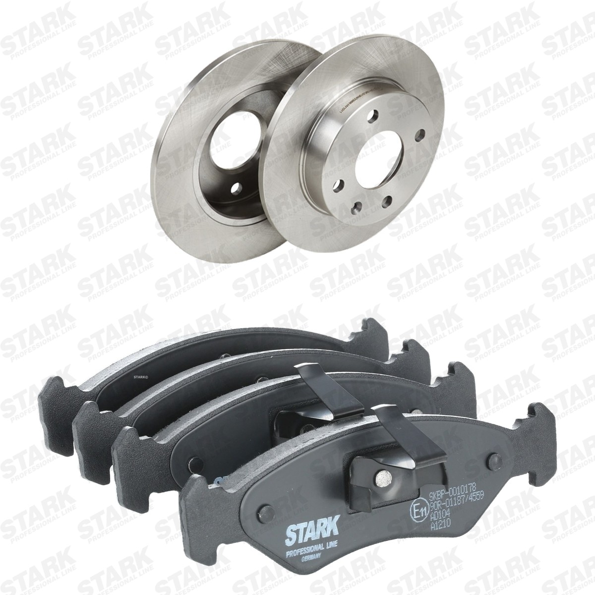 STARK SKBK-1090256: Pidurikomplekt, ketaspidur Esisild, Ø: 239mm, täis