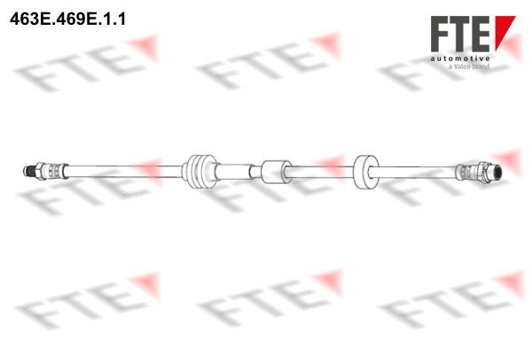 FTE 463E.469E.1.1: Спирачен маркуч 463mm