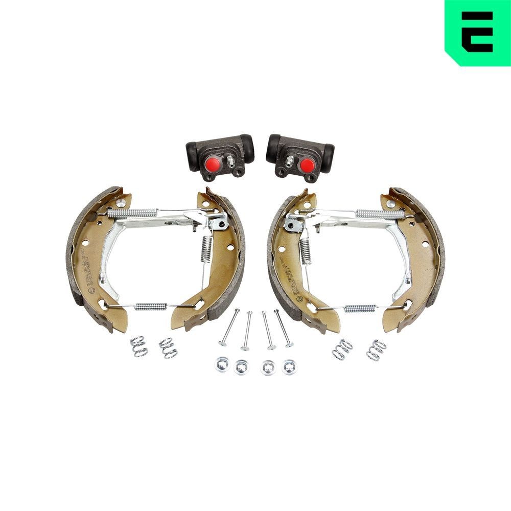 OPTIMAL BK-5056: Kit frenos, disco de tambor Eje trasero, con cilindro de freno de rueda, con instrucciones de montaje