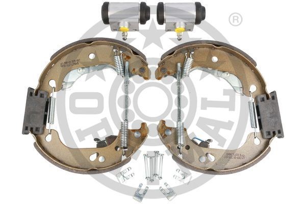 OPTIMAL BK-5166: Kit frenos, disco de tambor Eje trasero, con cilindro de freno de rueda, con instrucciones de montaje