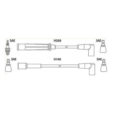 HITACHI 134360: Augstsprieguma vadu komplekts 350mm