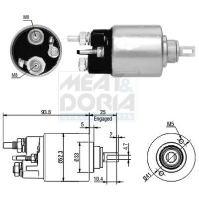 MEAT & DORIA 46118: Włącznik elektromagnetyczny, rozrusznik