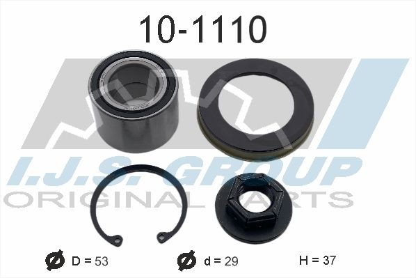 IJS GROUP 10-1110: Zestaw łożysk koła Technology & Quality Oś tylna