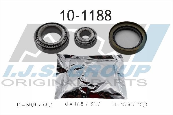 IJS GROUP 10-1188: Hjullejesæt Technology & Quality foraksel