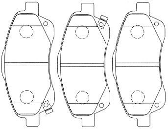 AISIN A1N190: Piduriklotsid Premium Advics