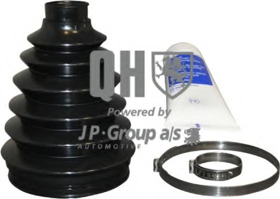 JP GROUP 1143601719: Комплект маншон, полуоска от страната на колелото, предна ос, QH