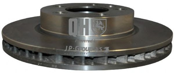 JP GROUP 1163105089: Piduriketas esisild paremal, Ø: 330mm, õhutusega, Ø: 330mm, QH