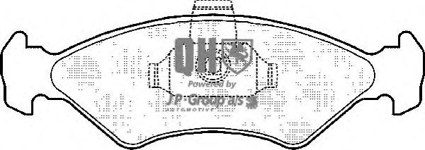 JP GROUP 1563601519: Piduriklotsid Esisild, QH
