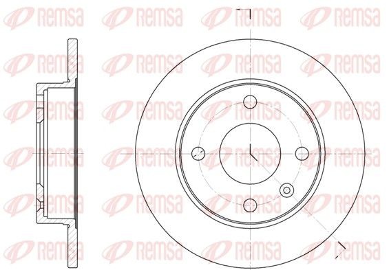REMSA 6094.00: Piduriketas Esisild, Ø: 239,5mm, täis, Ø: 240mm