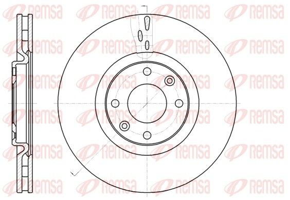 REMSA 61059.10: Bremseskive foraksel, Ø: 301,8mm, ventileret, Ø: 302mm