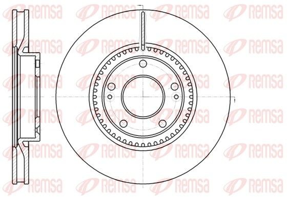 REMSA 61217.10: Piduriketas Esisild, Ø: 299mm, õhutusega, Ø: 299mm
