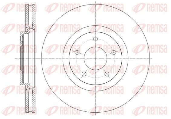 REMSA 61349.10: Piduriketas Esisild, Ø: 319,6mm, õhutusega, Ø: 320mm