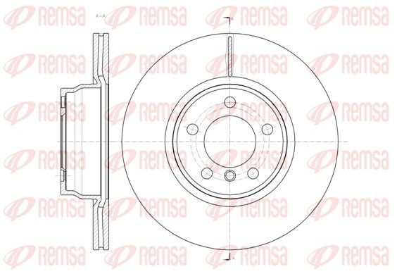 REMSA 61452.10: Piduriketas Esisild, Ø: 330mm, õhutusega, Ø: 330mm