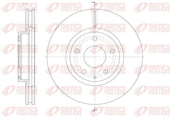 REMSA 61520.10: Piduriketas Esisild, Ø: 297mm, õhutusega, Ø: 297mm