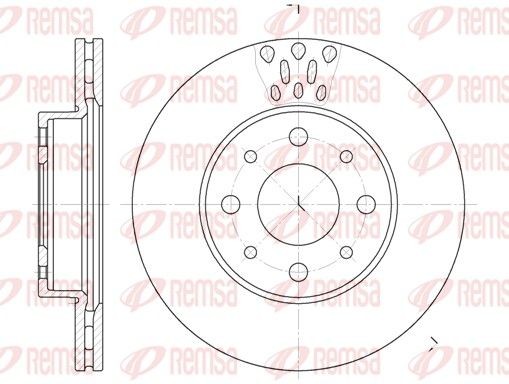 REMSA 6517.10: Piduriketas Esisild, Ø: 240mm, õhutusega, Ø: 240mm