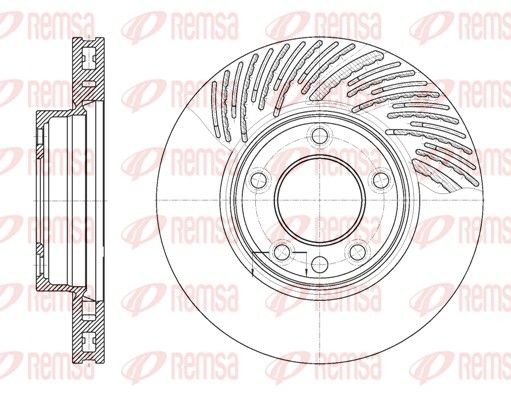 REMSA 6773.11: Piduriketas esisild paremal, Ø: 329,7mm, õhutusega, Ø: 330mm