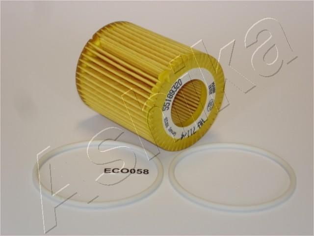 ASHIKA 10-ECO058: Oliefilter